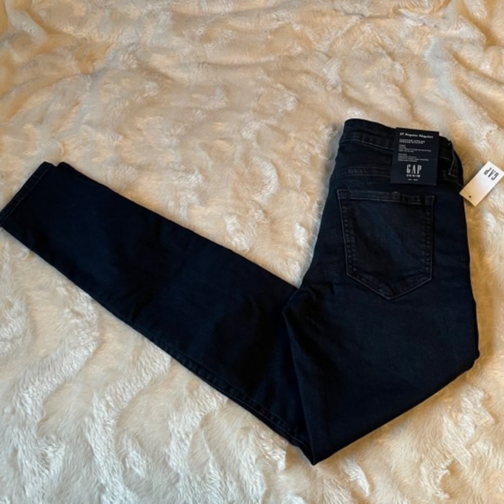Gap Denim Sculpted Legging Mid Rise Stretch 5-Pocket Super Skinny Size 2…